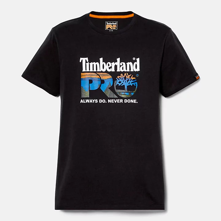 Timberland PRO® Core Logo T-Shirt For Men In Black