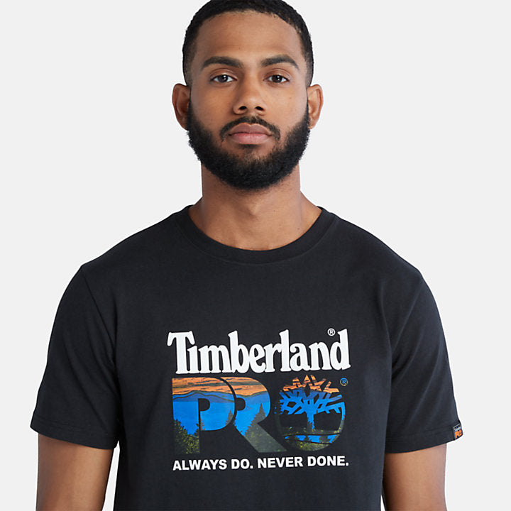 Timberland PRO Core Logo T-Shirt For Men In Black