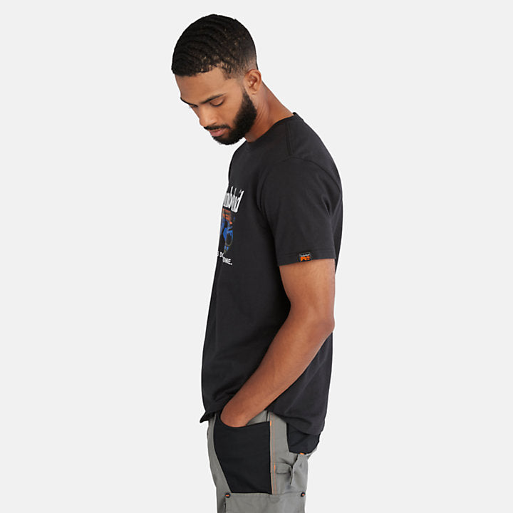 Timberland PRO Core Logo T-Shirt For Men In Black