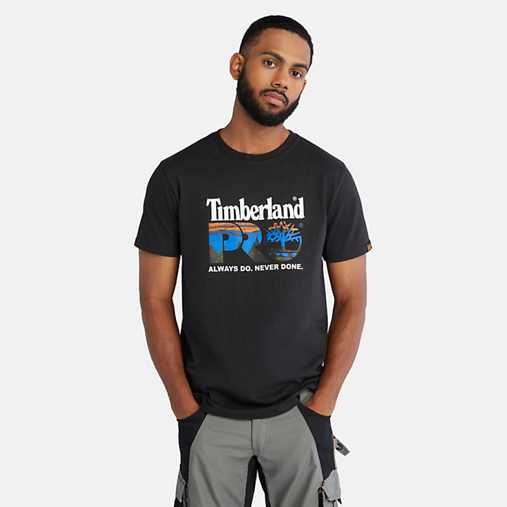 Timberland PRO Core Logo T-Shirt For Men In Black