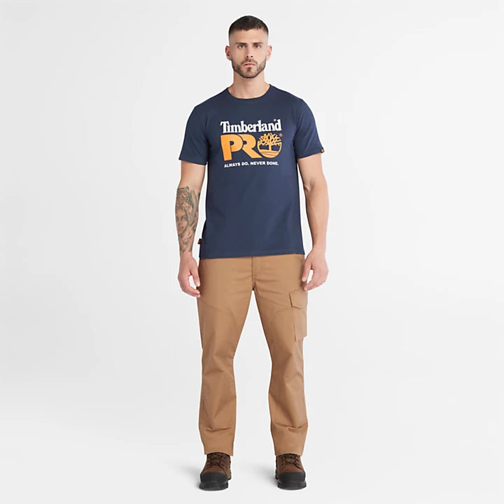 Timberland PRO Core Logo T-Shirt For Men In Navy