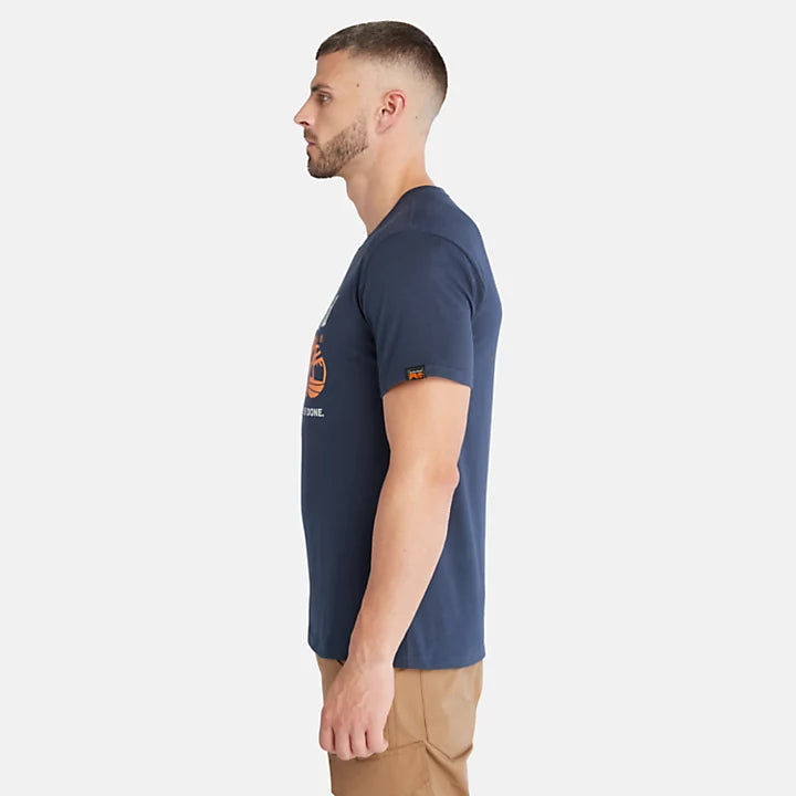 Timberland PRO® Core Logo T-Shirt For Men In Navy