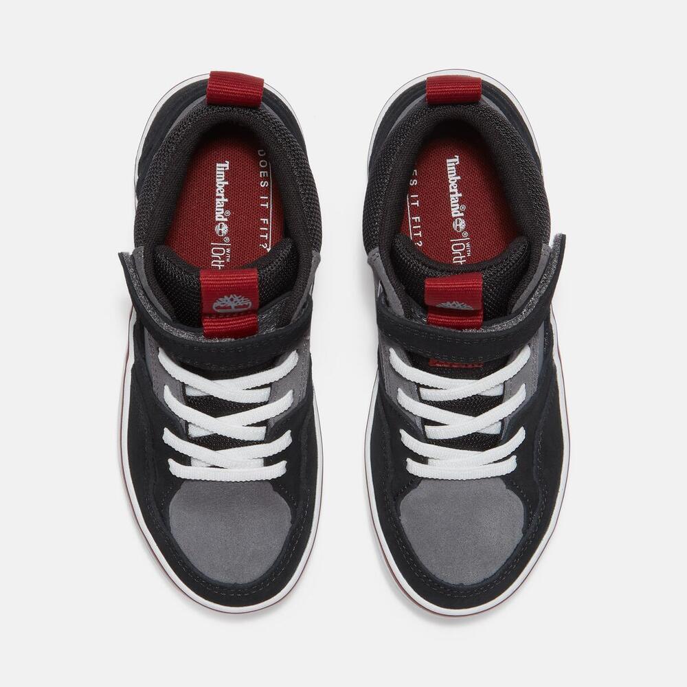 Stone Jump Mid Hook & Loop Sneaker For Youth