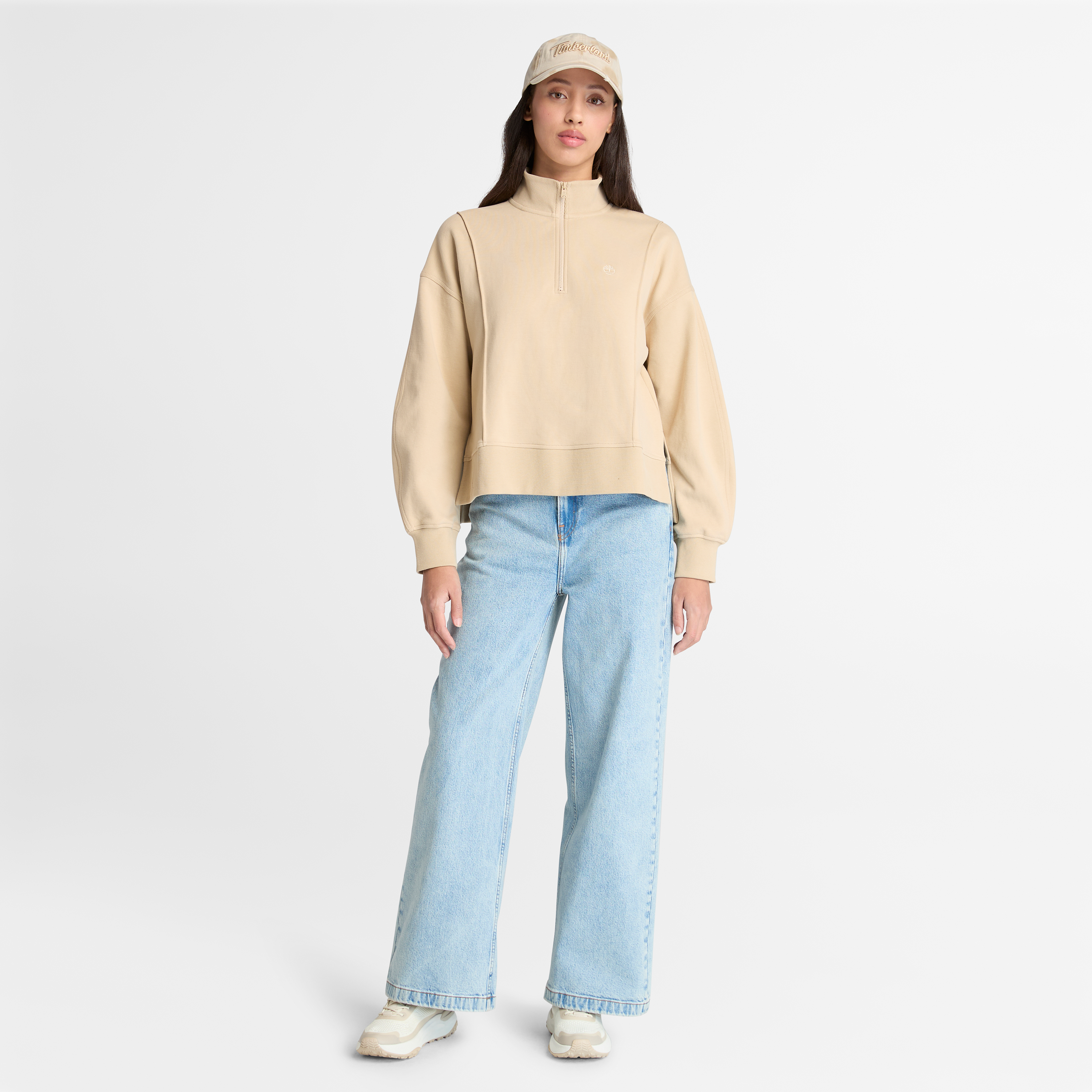 Lush Quarter Zip Sweatshirt for Women