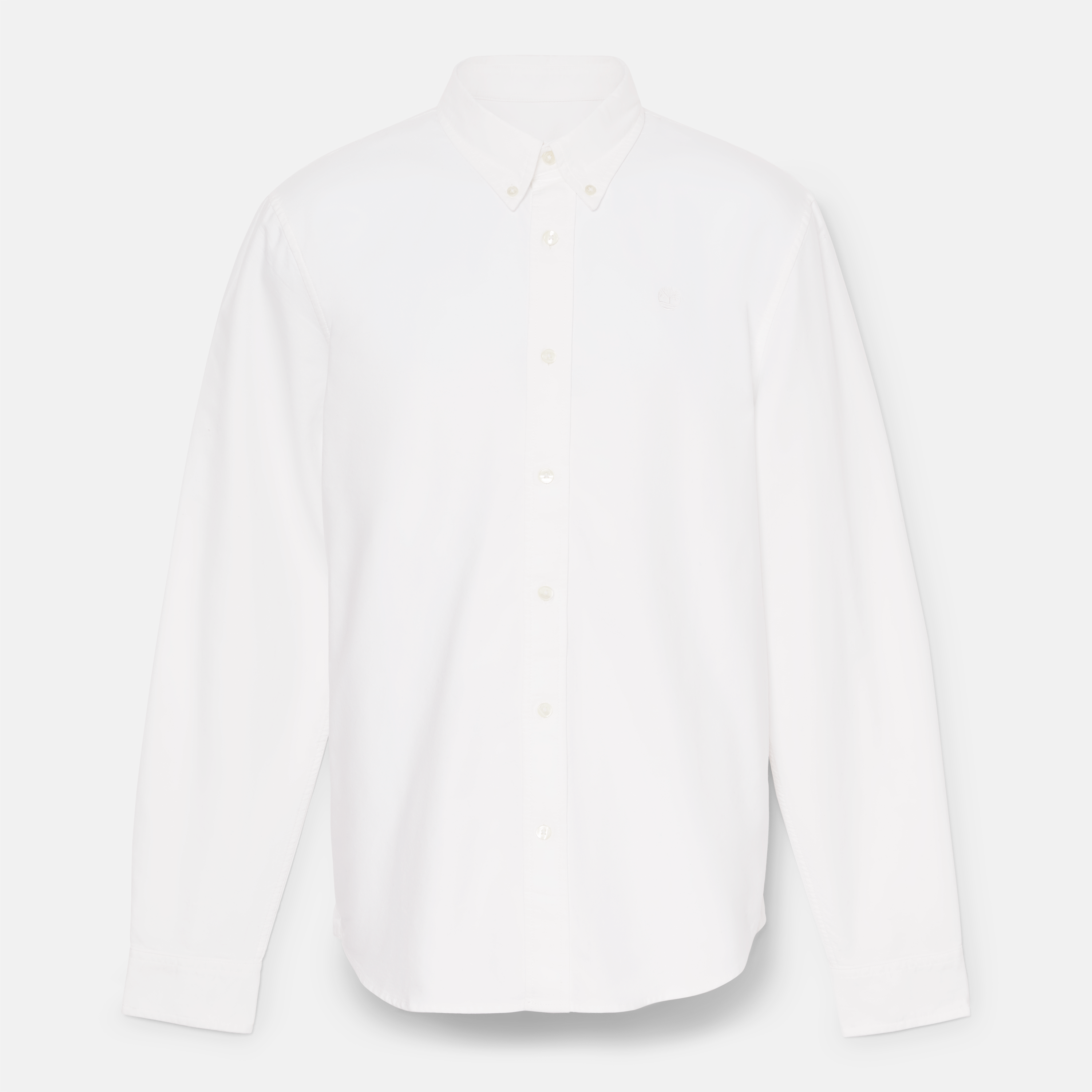 Long Sleeve Slim-Fit Oxford Shirt For Men
