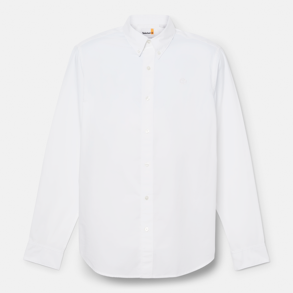 Long Sleeve Stretch Poplin Shirt  for Men