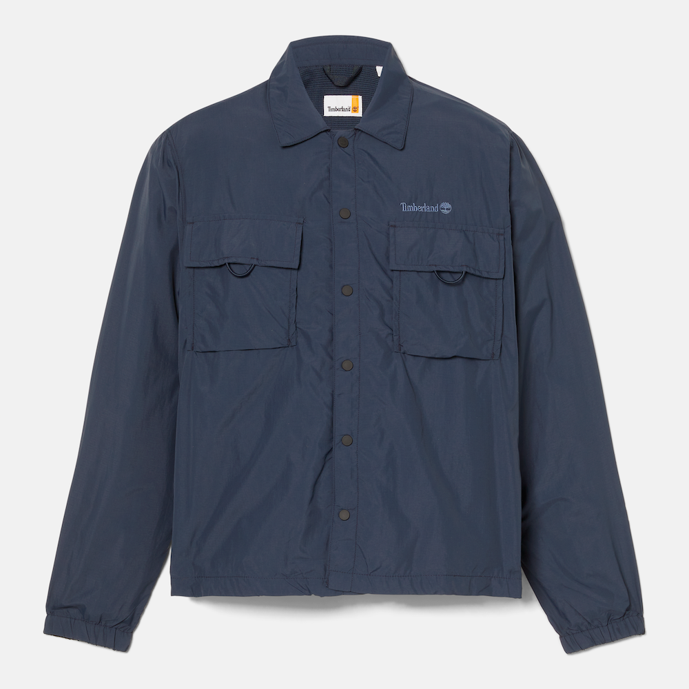 TIMBERLAND WATER REPELLENT LIGHTWEIGHT SHIRT FOR MEN IN NAVY