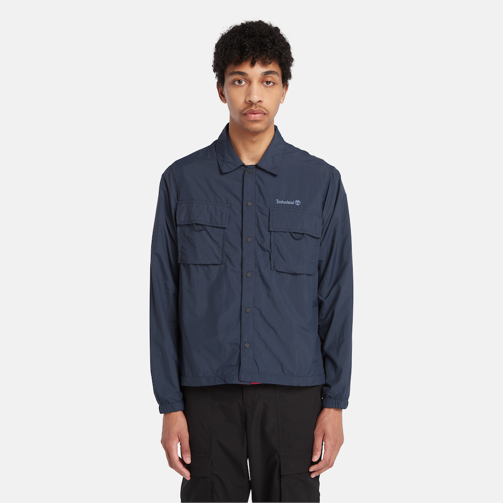 TIMBERLAND WATER REPELLENT LIGHTWEIGHT SHIRT FOR MEN IN NAVY