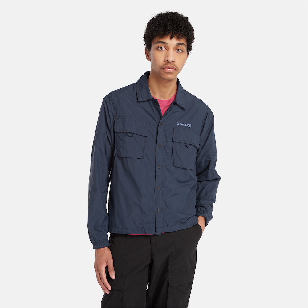 TIMBERLAND WATER REPELLENT LIGHTWEIGHT SHIRT FOR MEN IN NAVY