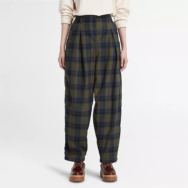 PLAID TROUSERS FOR WOMEN