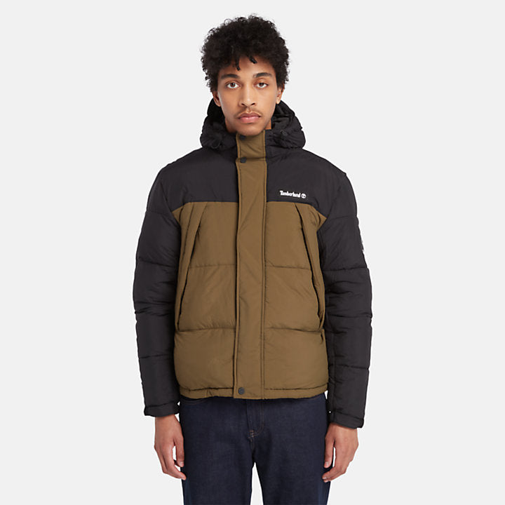 TIMBERLAND OUTDOOR ARCHIVE PUFFER JACKET FOR MEN IN GREEN