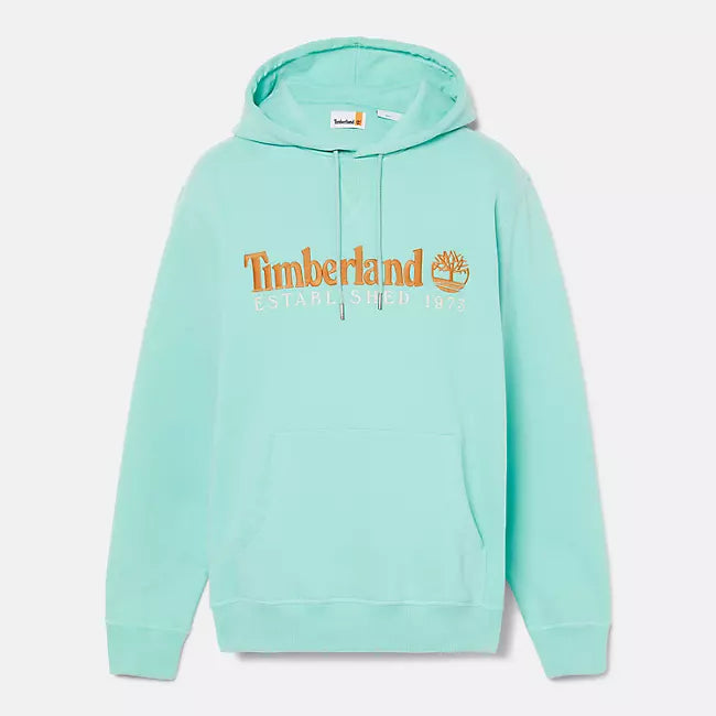 TIMBERLAND 50TH ANNIVERSARY HOODIE SWEATSHIRT FOR ALL GENDER IN TEAL