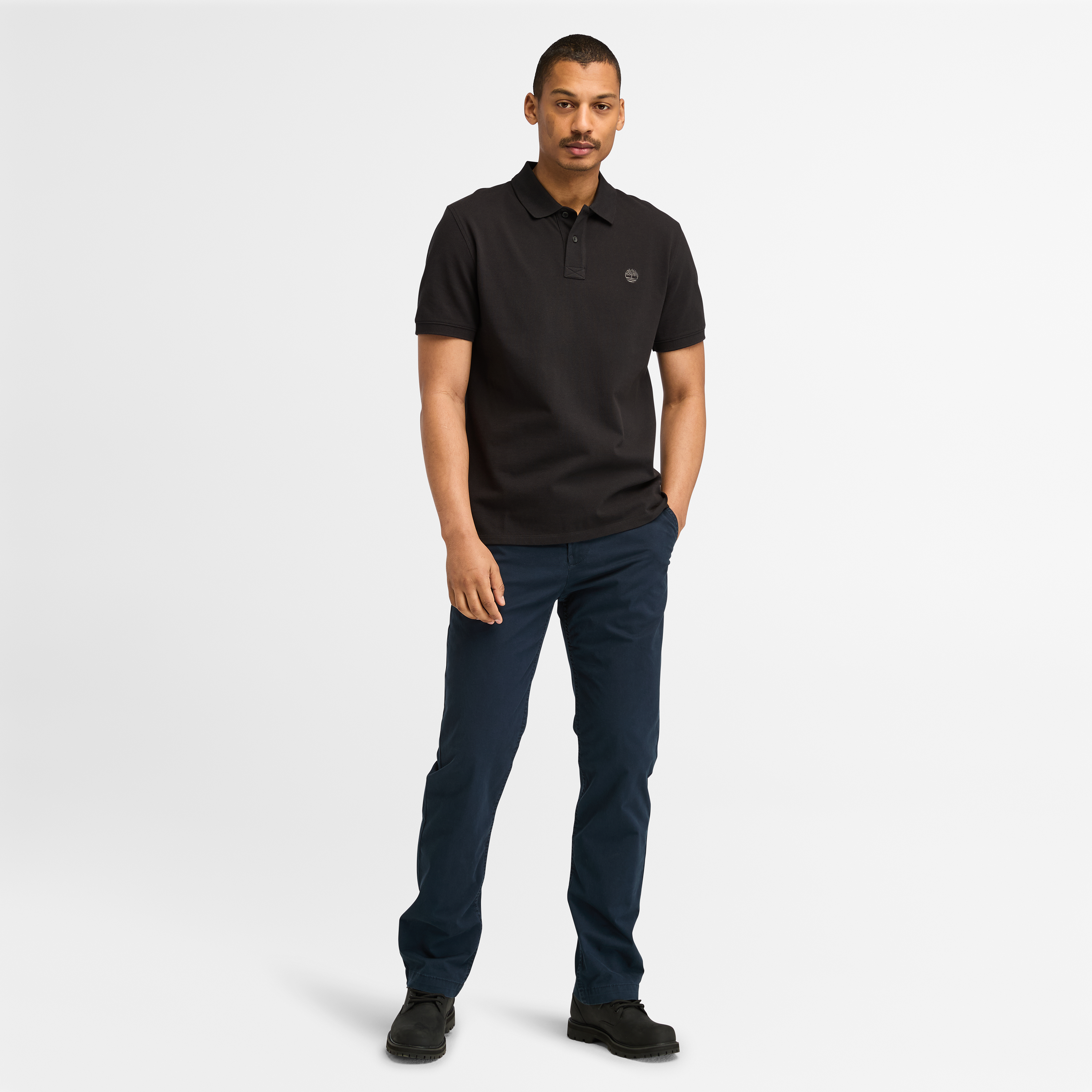 Millers River Pique Short Sleeve Polo for Men