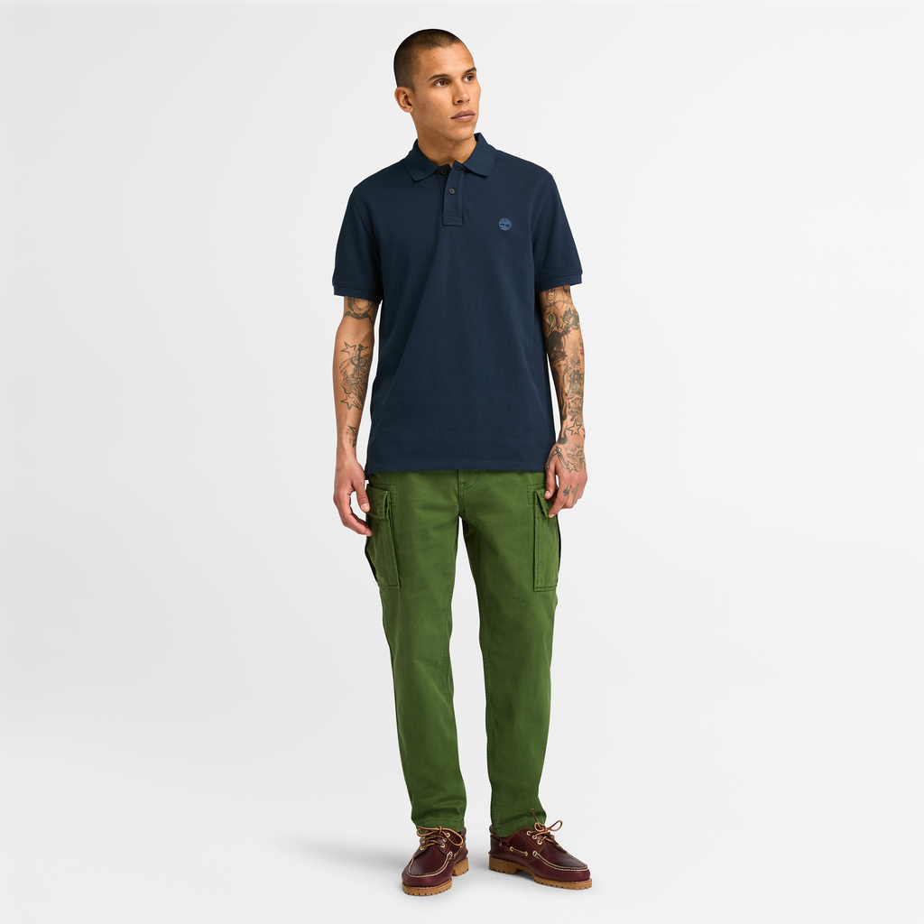 Millers River Pique Short Sleeve Polo for Men