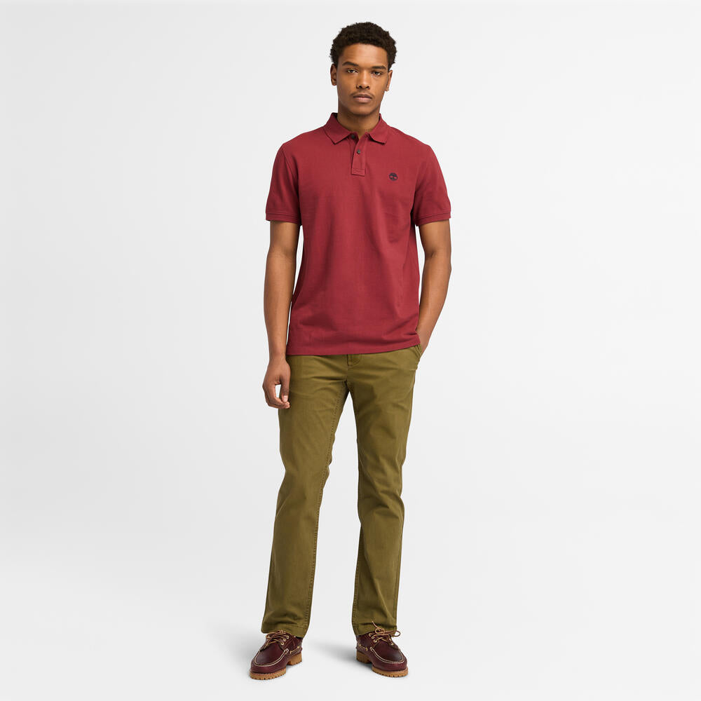 Millers River Pique Short Sleeve Polo for Men