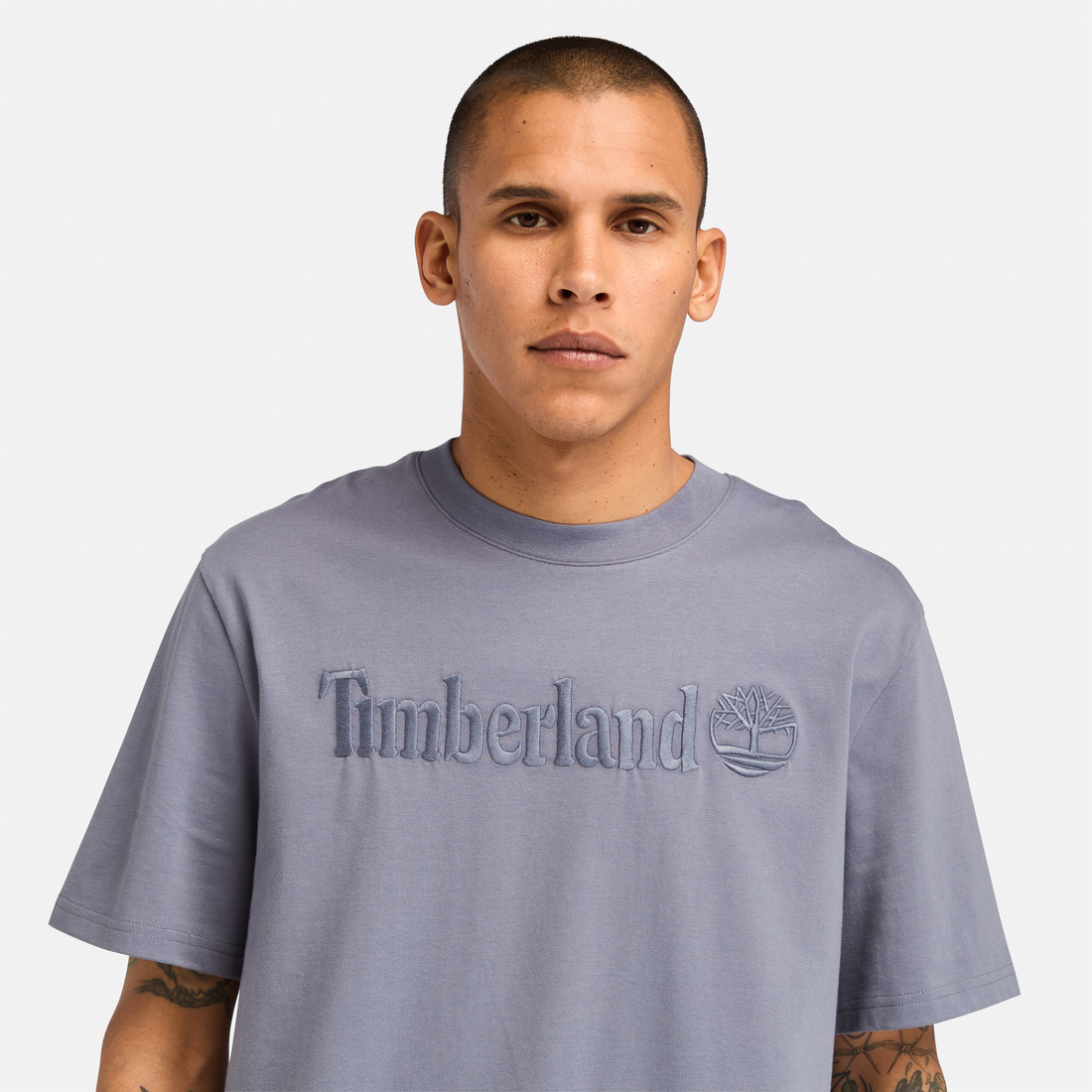 Embroidery Tonal T-Shirt for Men