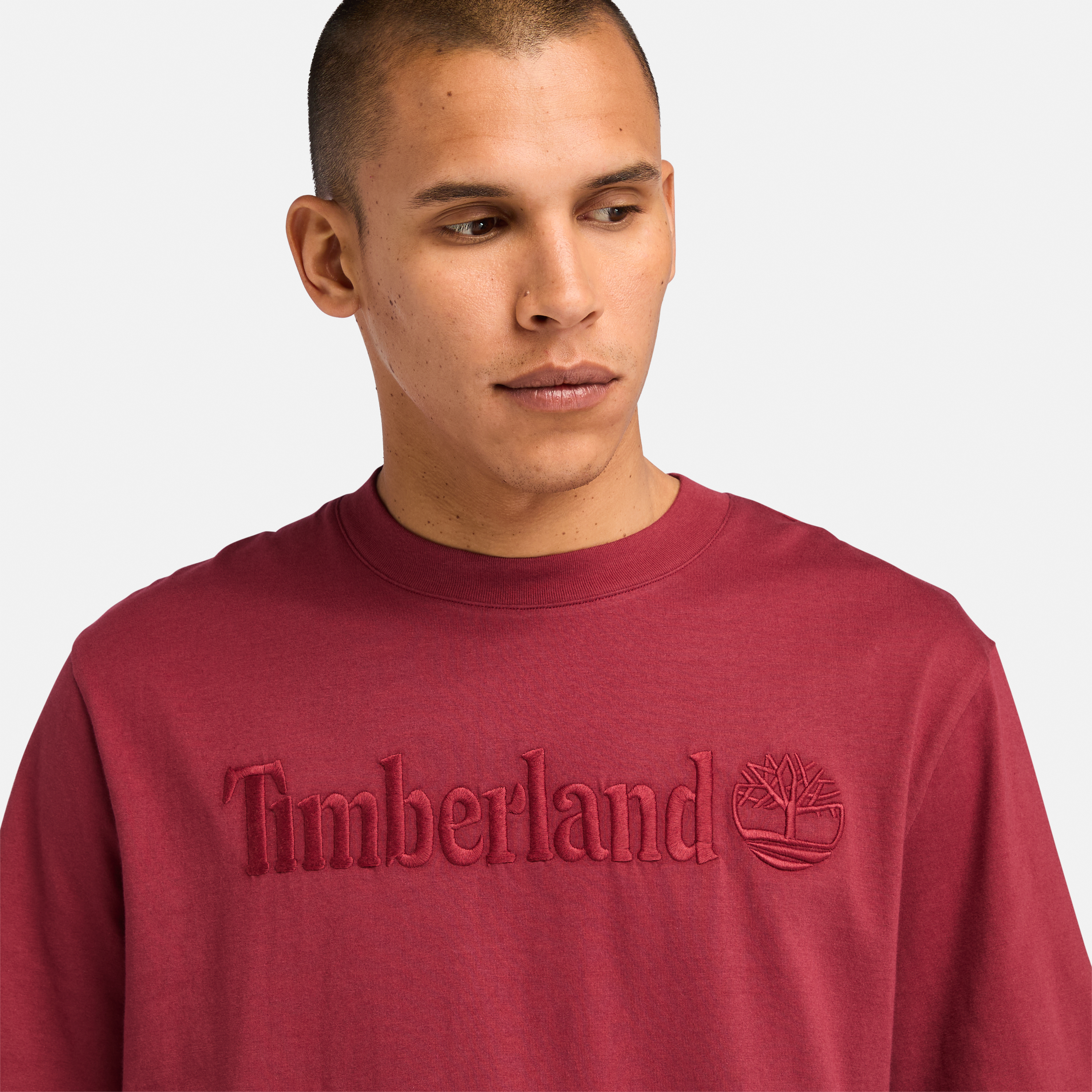 Embroidery Tonal T-Shirt for Men