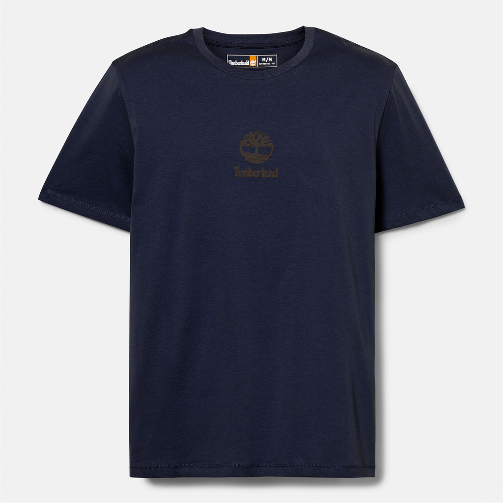 Print Stack Logo Short Sleeve T-Shirt For Men