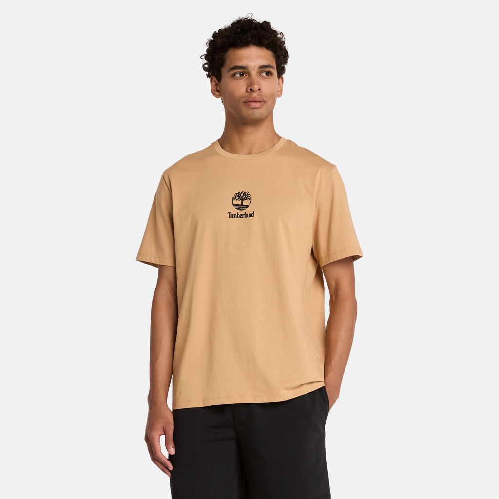 Print Stack Logo Short Sleeve T-Shirt For Men