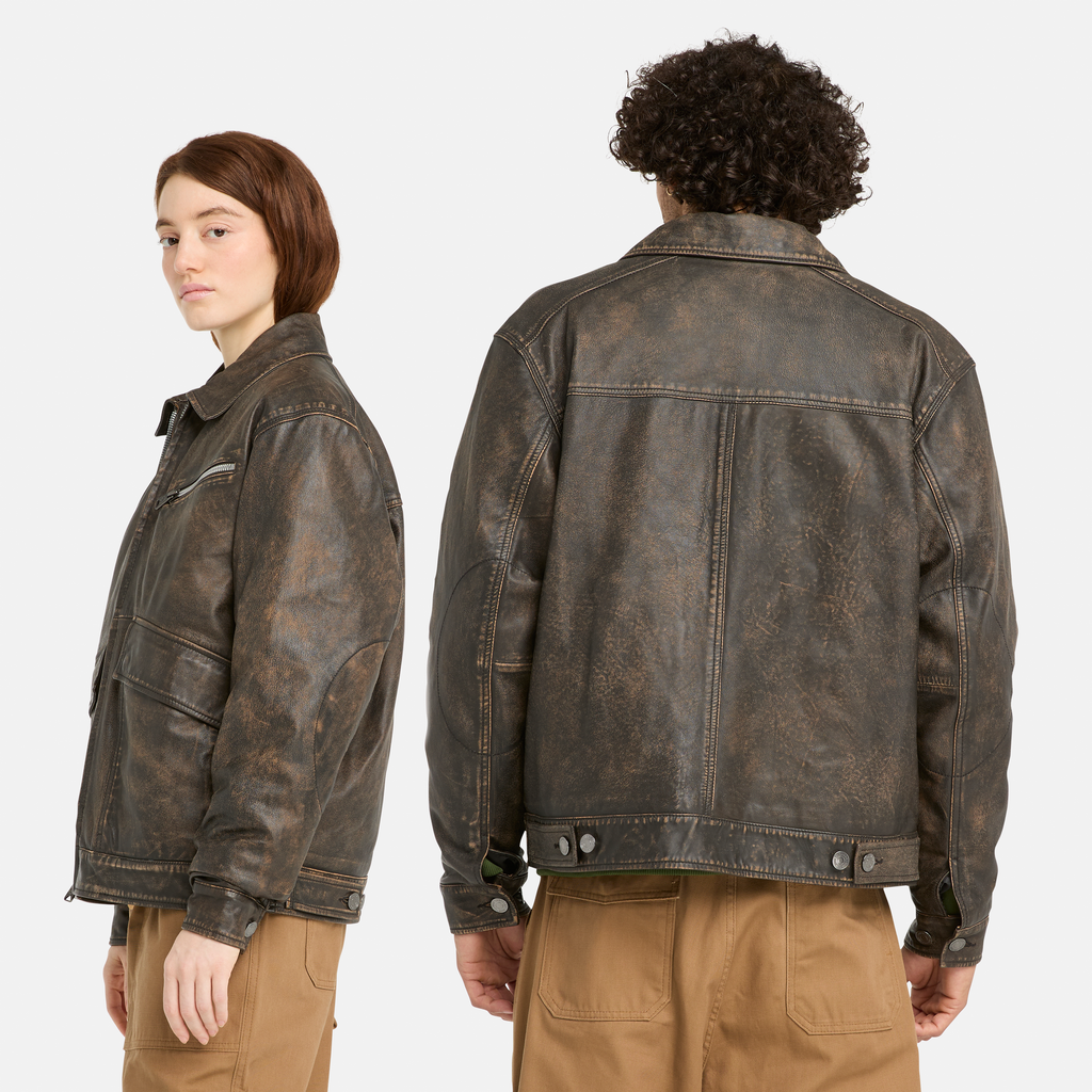 Strafford Leather Bomber Jacket For Men
