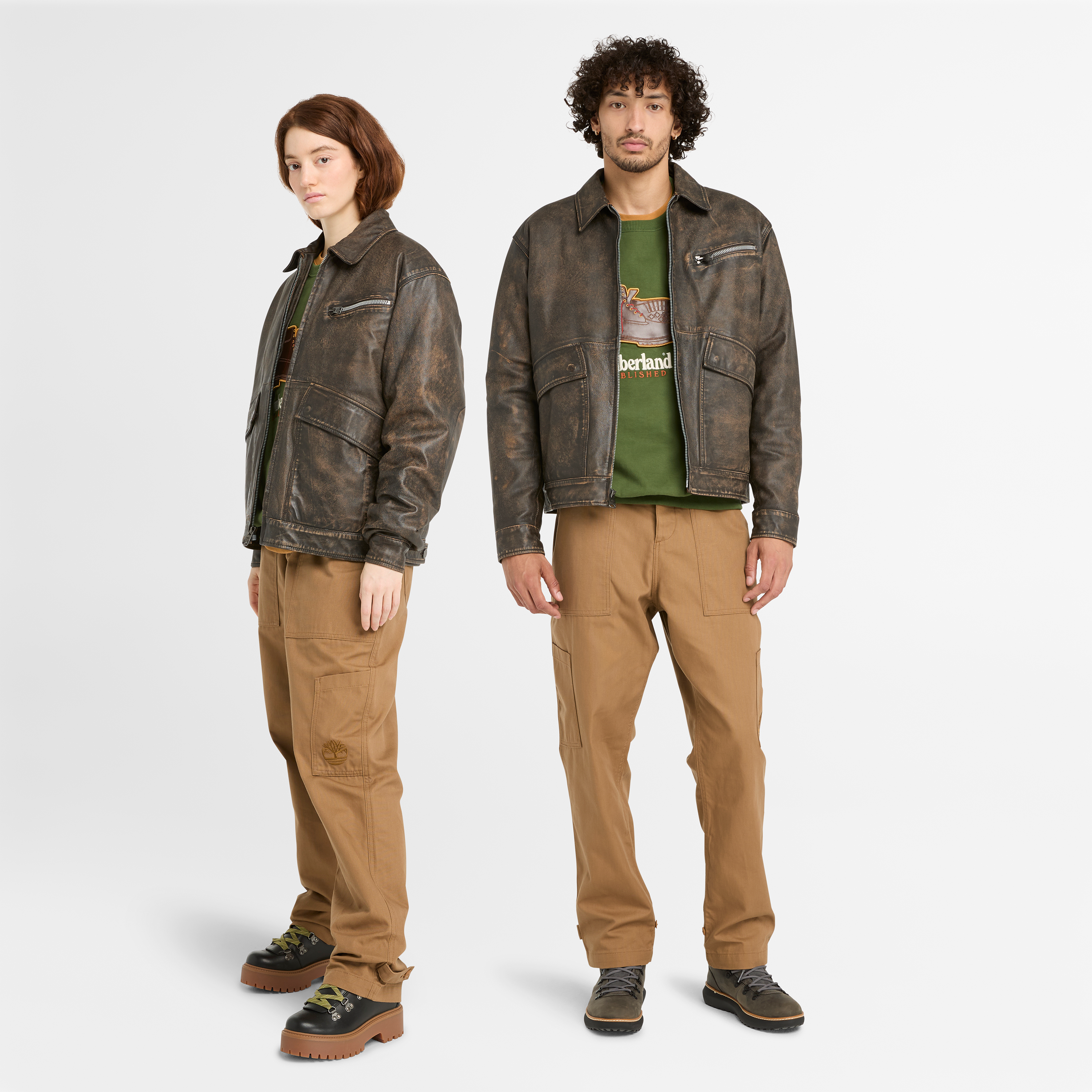 Strafford Leather Bomber Jacket For Men