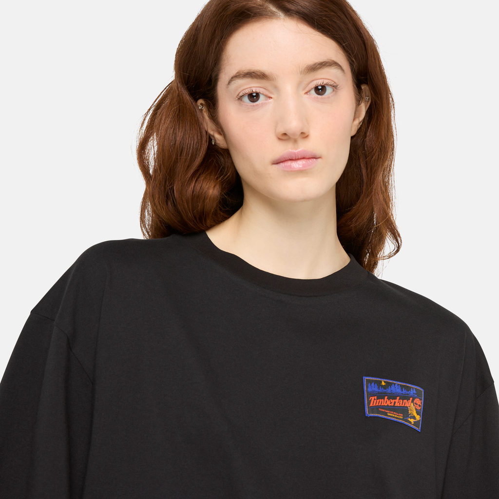 All Gender Short Sleeve Graphic T-Shirt in Black