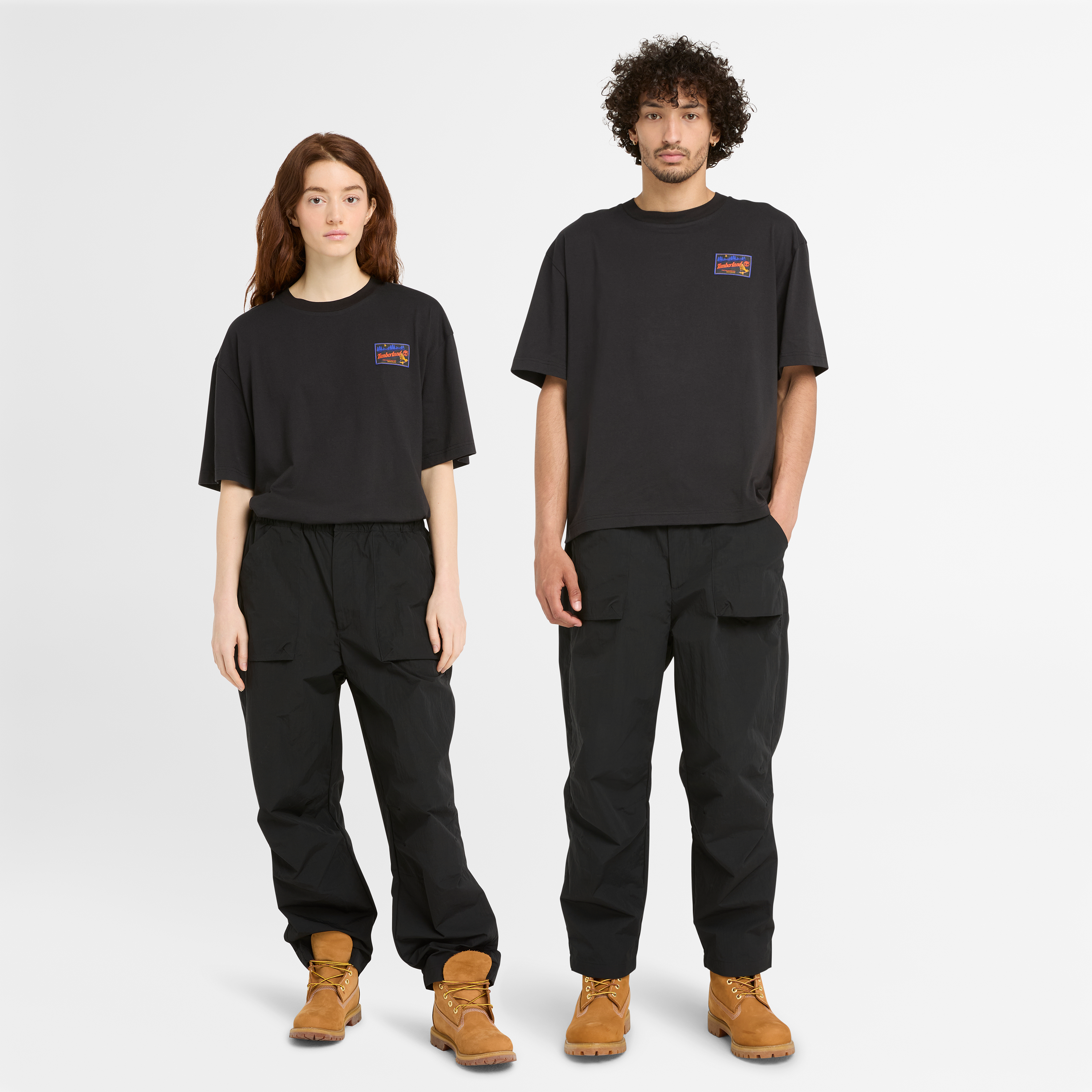 All Gender Short Sleeve Graphic T-Shirt in Black