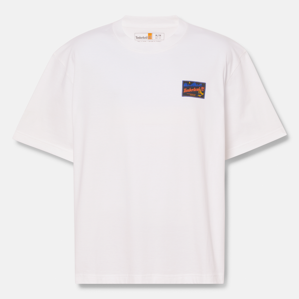 All Gender Short Sleeve Graphic T-Shirt in White