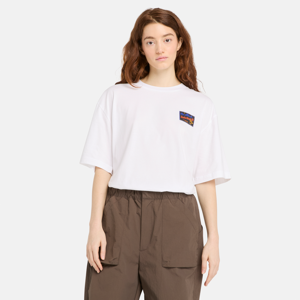 All Gender Short Sleeve Graphic T-Shirt in White