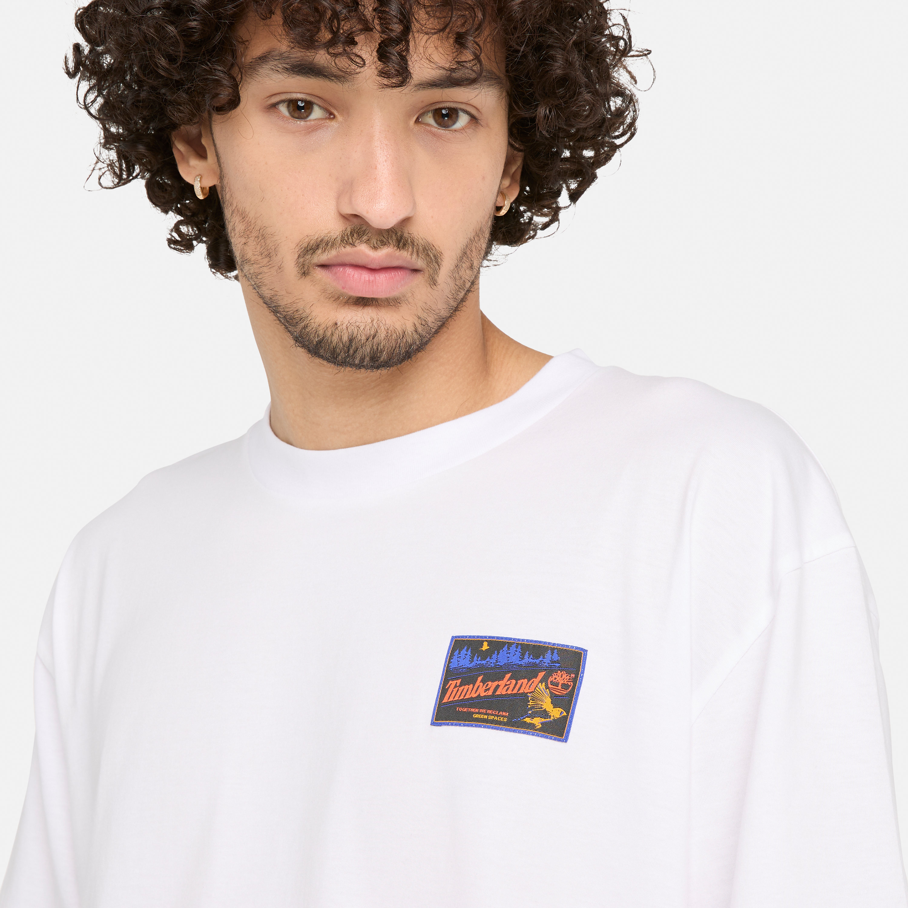 All Gender Short Sleeve Graphic T-Shirt in White