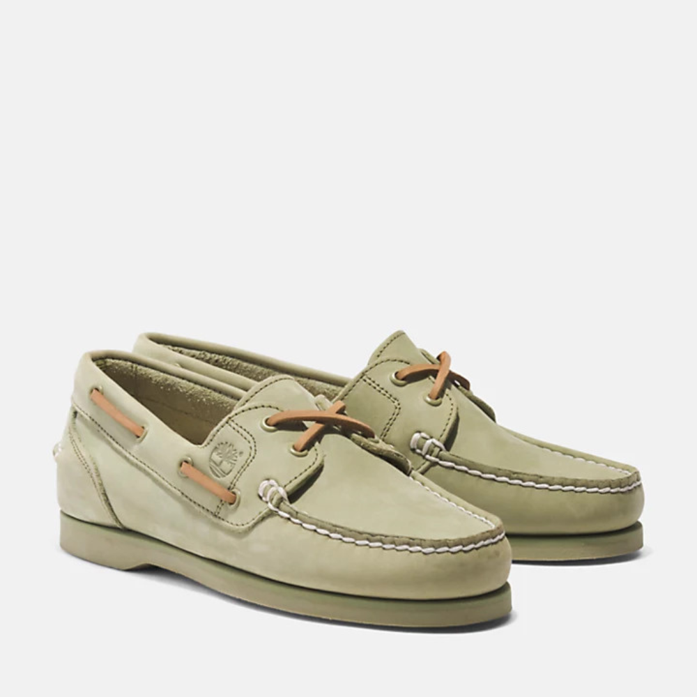 TIMBERLAND CLASSIC BOAT SHOE FOR WOMEN IN LIGHT GREEN