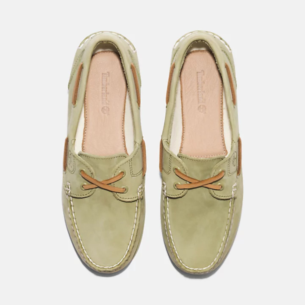 TIMBERLAND CLASSIC BOAT SHOE FOR WOMEN IN LIGHT GREEN