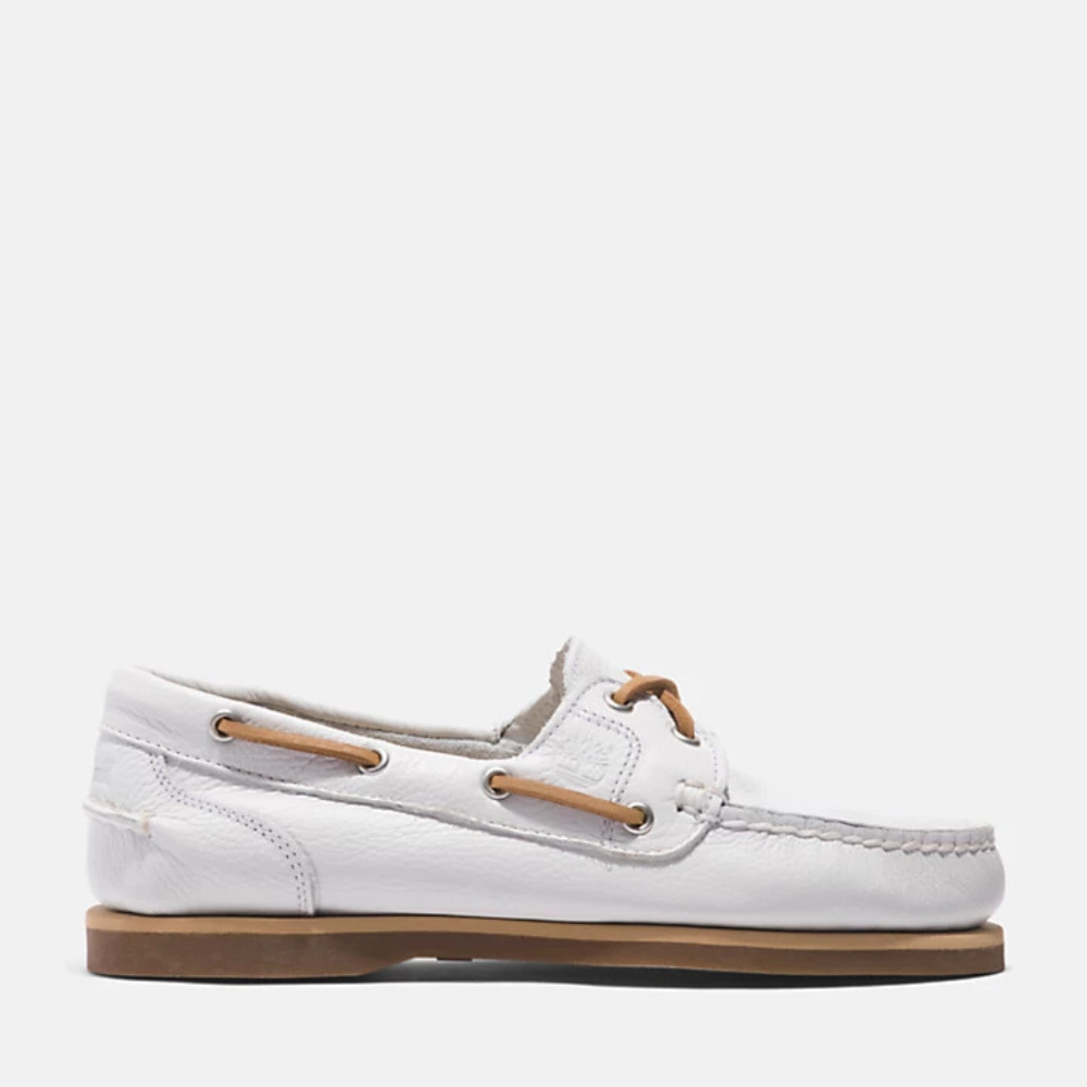 TIMBERLAND CLASSIC BOAT SHOE FOR WOMEN IN WHITE
