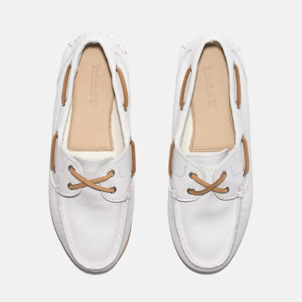 TIMBERLAND CLASSIC BOAT SHOE FOR WOMEN IN WHITE
