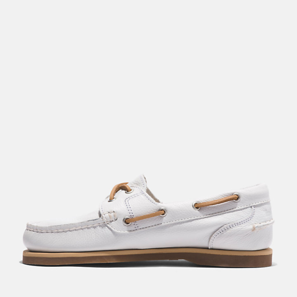 TIMBERLAND CLASSIC BOAT SHOE FOR WOMEN IN WHITE