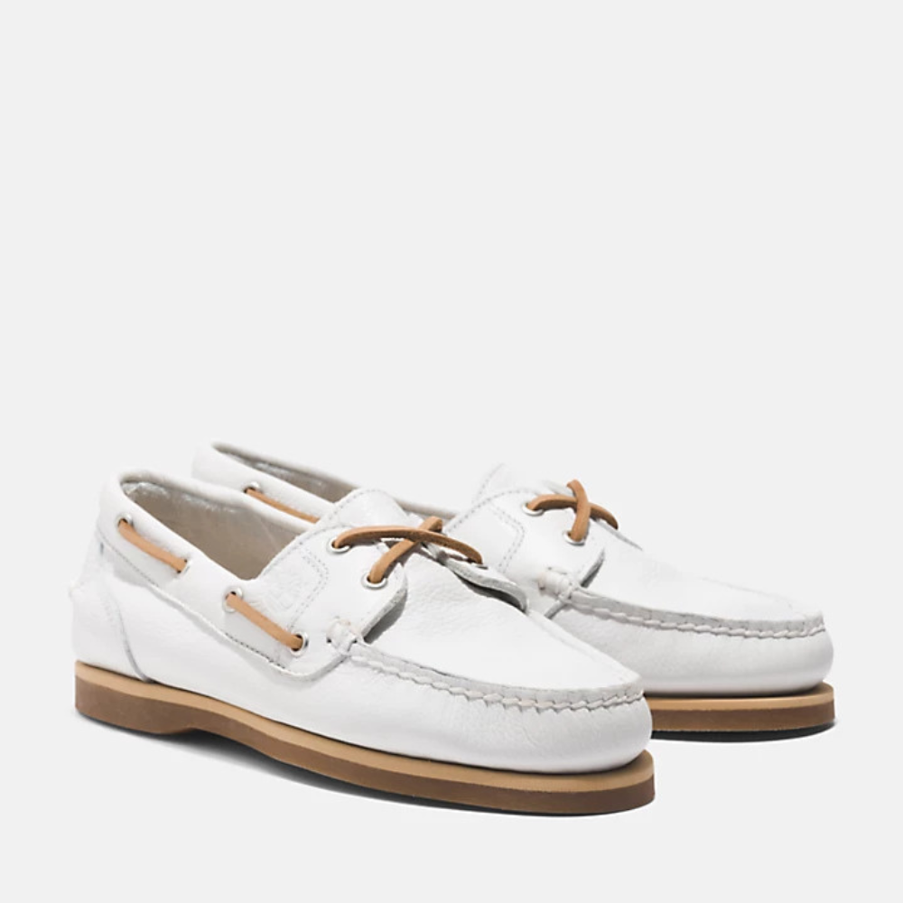 TIMBERLAND CLASSIC BOAT SHOE FOR WOMEN IN WHITE