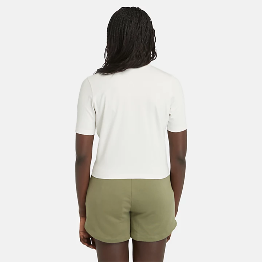 Timberland Cropped T-Shirt For Women In White