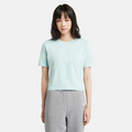 Timberland Cropped T-Shirt For Women In Light Blue