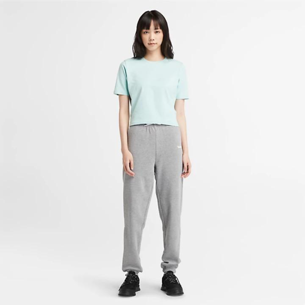 Timberland Cropped T-Shirt For Women In Light Blue