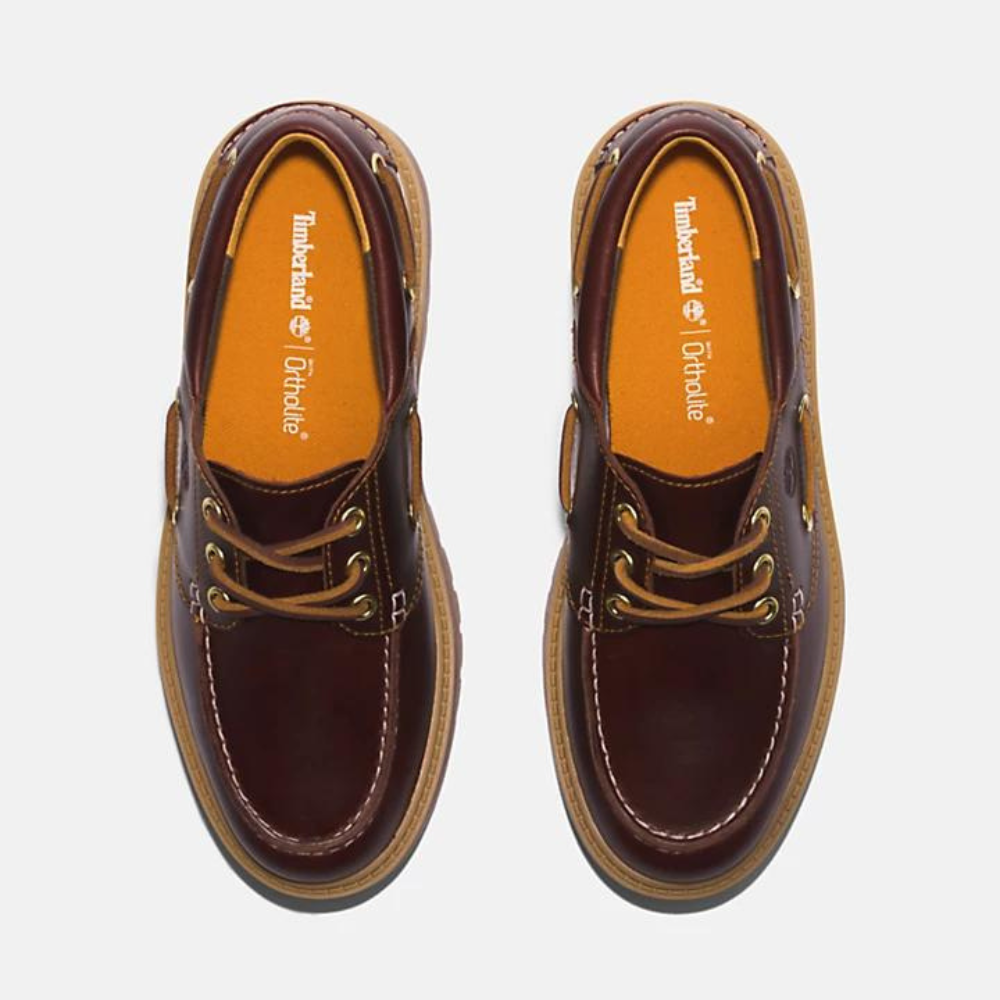 TIMBERLAND STONE STREET BOAT SHOE FOR WOMEN IN BURGUNDY