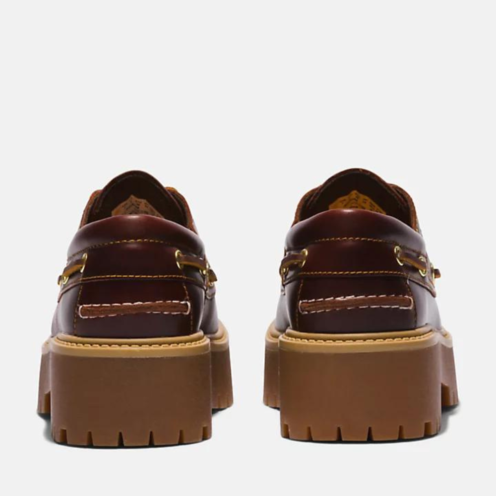 TIMBERLAND STONE STREET BOAT SHOE FOR WOMEN IN BURGUNDY