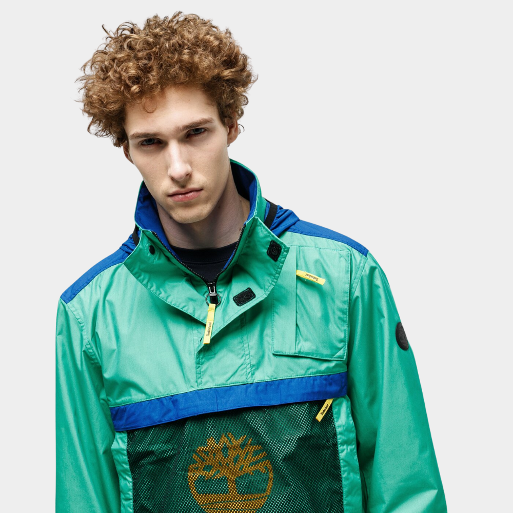 Mount Hight Overhead Jacket For Men In Green Blue Timberland South Africa