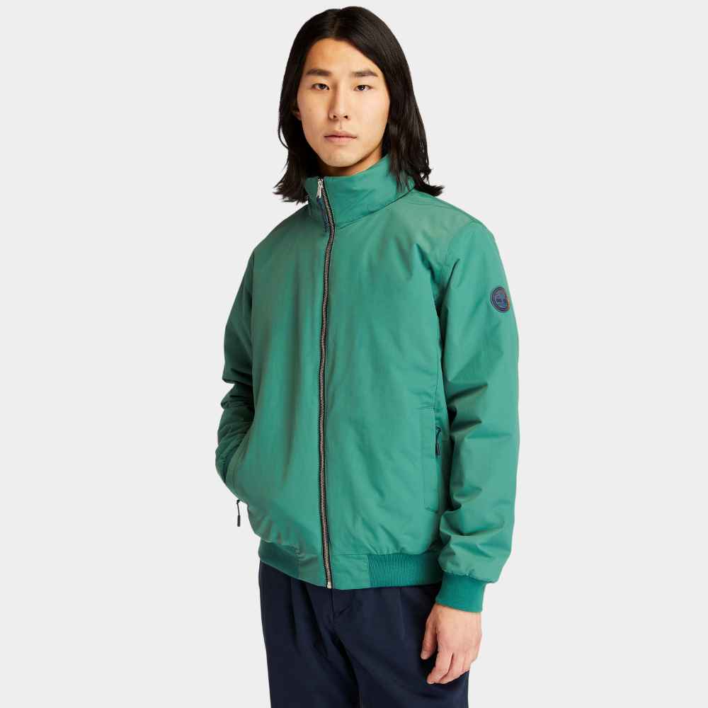 TIMBERLAND SAILOR PERFORMANCE BOMBER JACKET FOR MEN IN GREEN