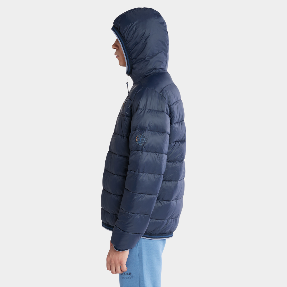 TIMBERLAND MID WEIGHT HOODED JACKET FOR MEN IN DEEP BLUE