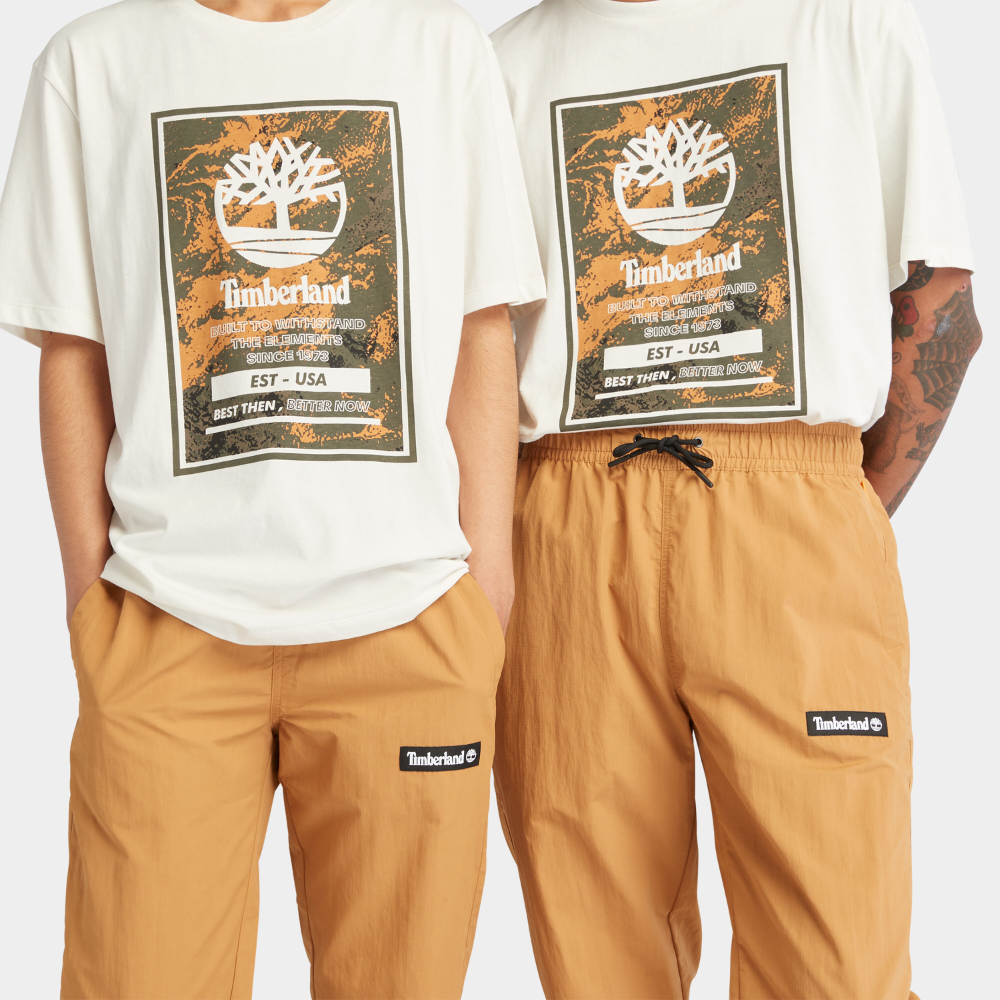 TIMBERLAND NYLON JOGGERS FOR ALL GENDER IN WHEAT