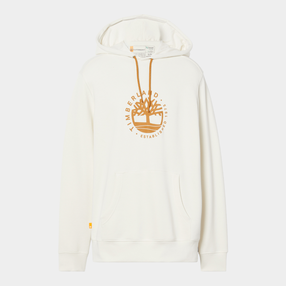 TIMBERLAND LUXE COMFORT REFIBRA HOODIE FOR ALL GENDER IN NATURAL