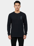 'Illustrated Wood'' Long Sleeve Graphic T-Shirt For Men
