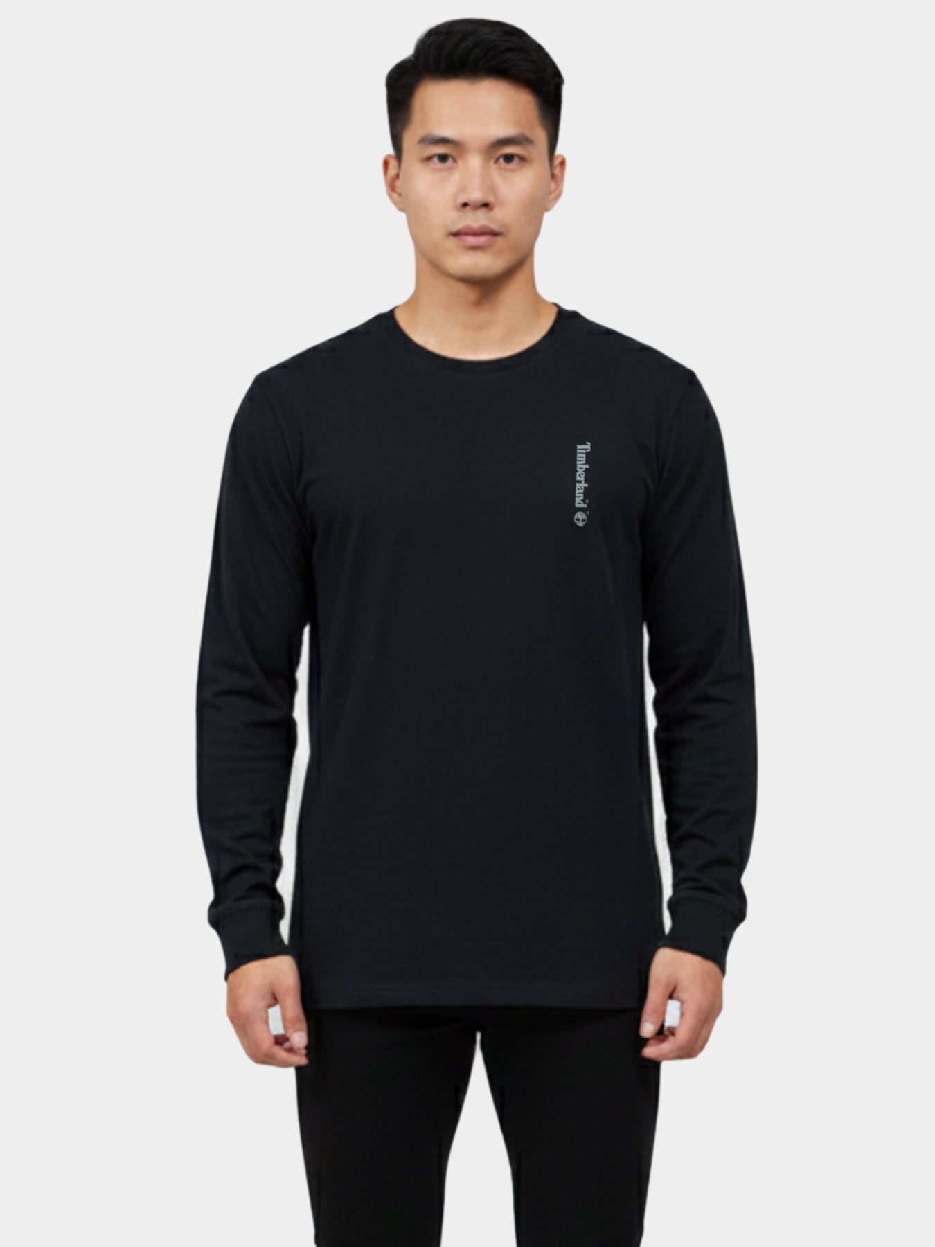 'Illustrated Wood'' Long Sleeve Graphic T-Shirt For Men