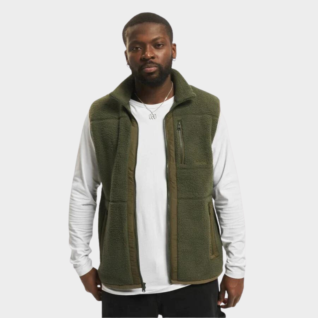 TIMBERLAND SHERPA FLEECE JACKET FOR MEN IN ARMY GREEN