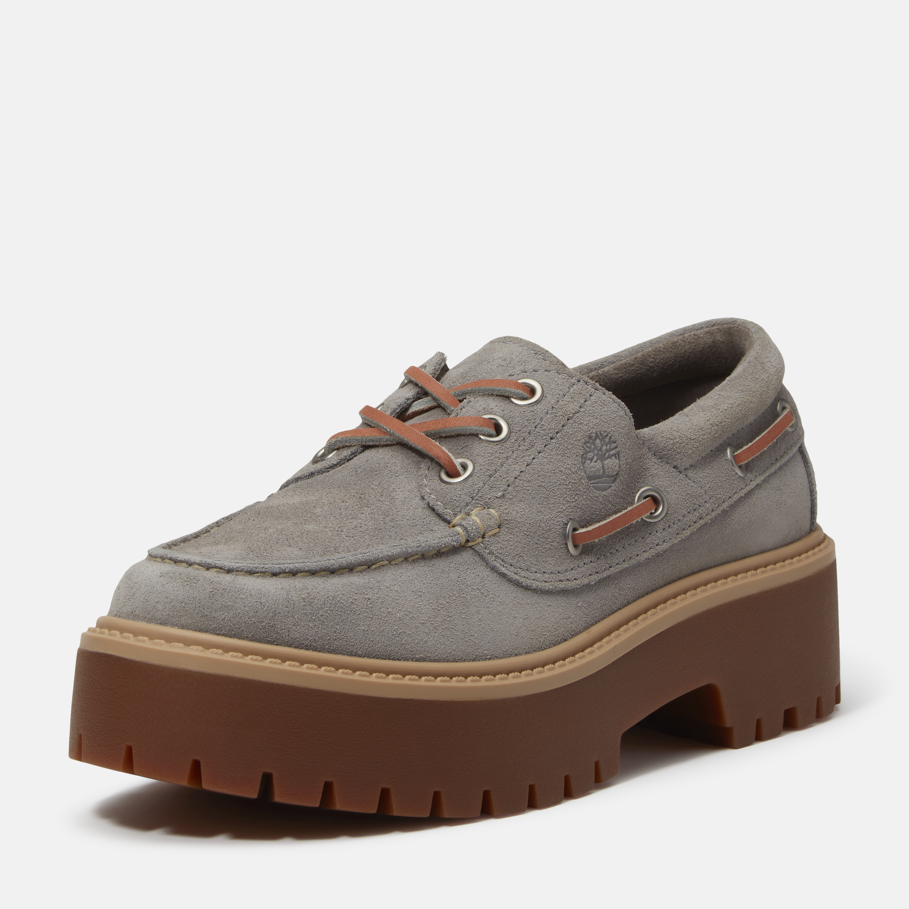 Stone Street Platform Boat Shoe for Women